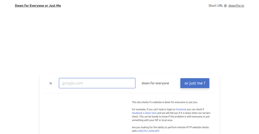 【繋がらない！】サイトダウンを確認できるサービス！【Down For Everyone Or Just Me】とは？
