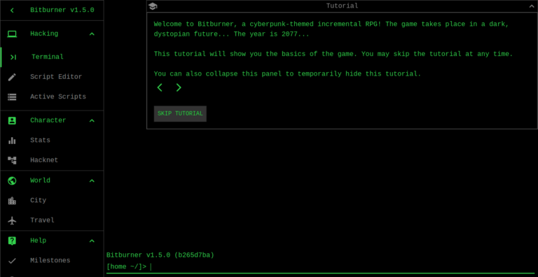 【JavaScript】でハッカー体験ができるゲーム【Bitburner】とは？